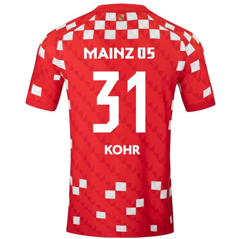 Danxen Kid Dominik Kohr #31 White Red Home Jersey 2024/25 T-Shirt