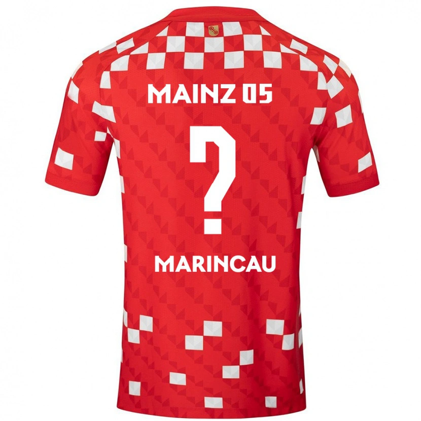 Danxen Kid Emanuel Marincău #0 White Red Home Jersey 2024/25 T-Shirt