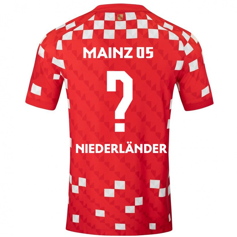 Danxen Kid Lennart Niederländer #0 White Red Home Jersey 2024/25 T-Shirt