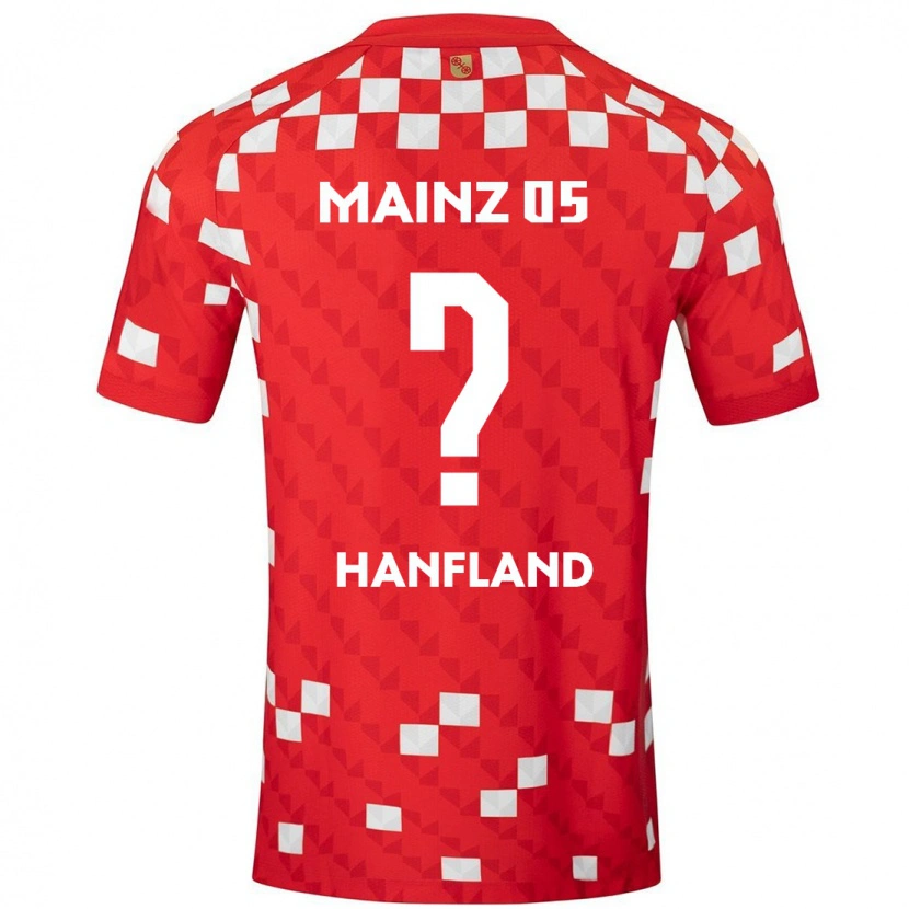 Danxen Kid Paul Hanfland #0 White Red Home Jersey 2024/25 T-Shirt