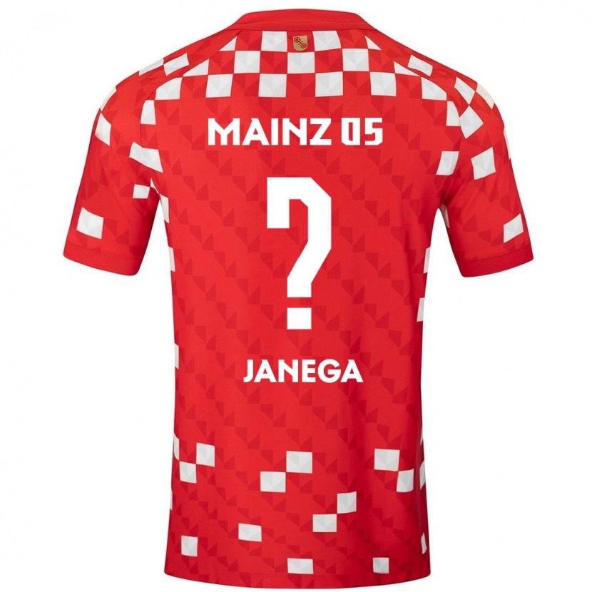 Danxen Kid Jan Janega #0 White Red Home Jersey 2024/25 T-Shirt