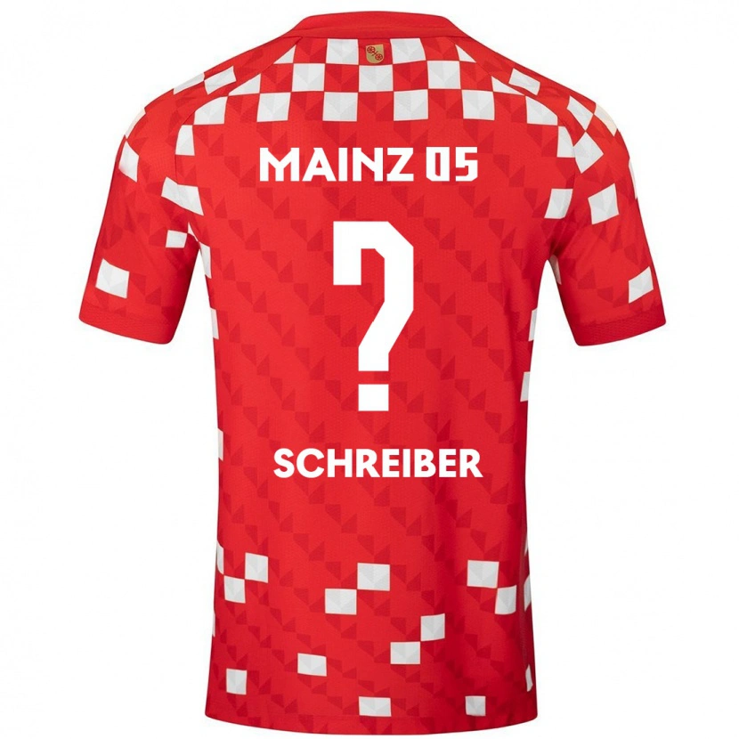 Danxen Kid Philipp Schreiber #0 White Red Home Jersey 2024/25 T-Shirt