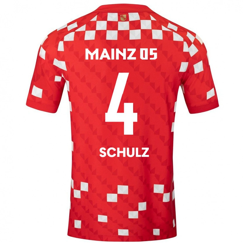 Danxen Kid Philipp Schulz #4 White Red Home Jersey 2024/25 T-Shirt