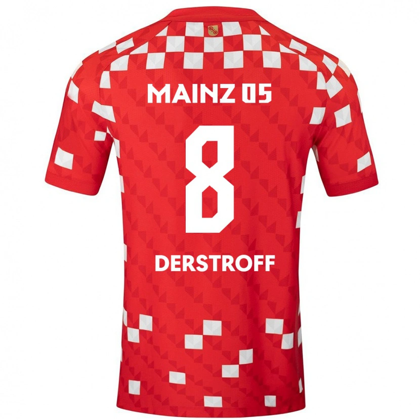 Danxen Kid Julian-Maurice Derstroff #8 White Red Home Jersey 2024/25 T-Shirt