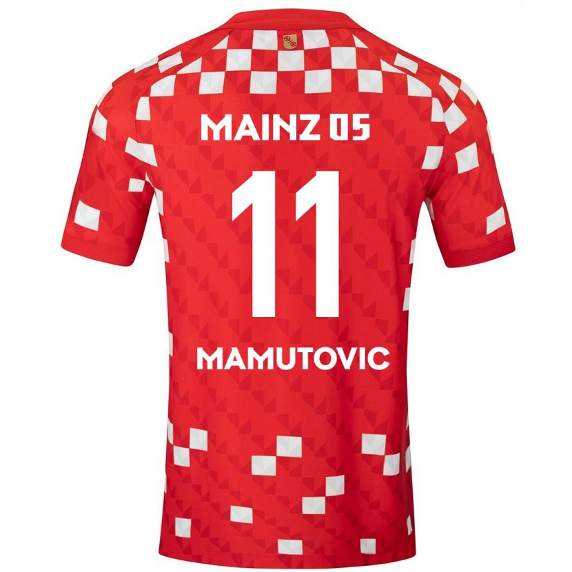 Danxen Kid David Mamutovic #11 White Red Home Jersey 2024/25 T-Shirt