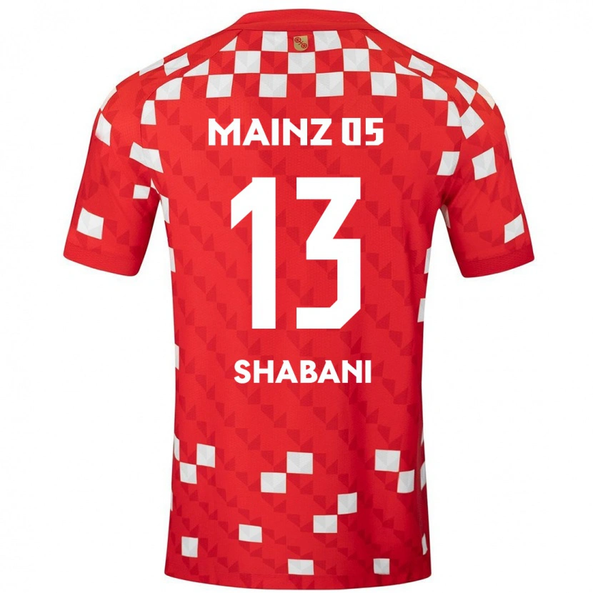 Danxen Kid Eniss Shabani #13 White Red Home Jersey 2024/25 T-Shirt