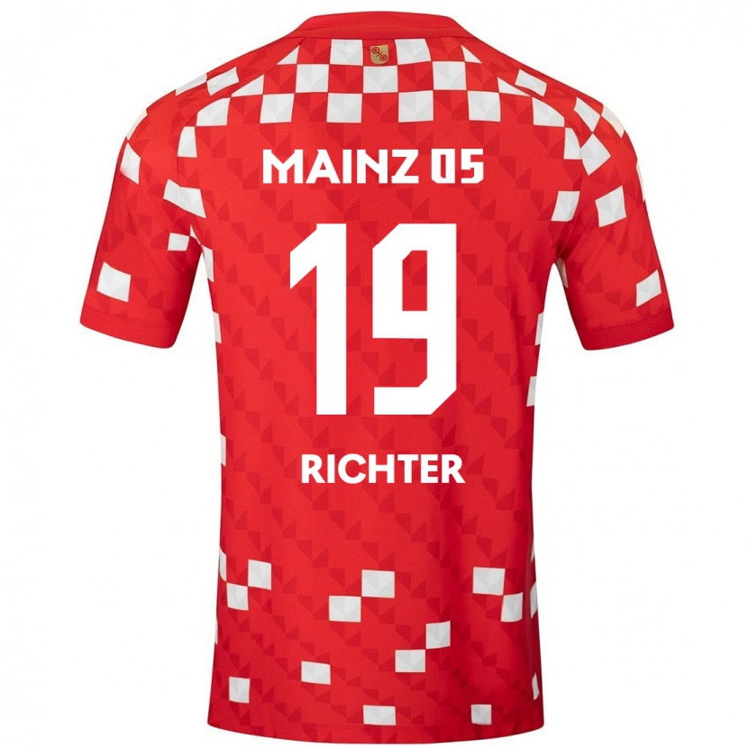 Danxen Kid Marc Richter #19 White Red Home Jersey 2024/25 T-Shirt