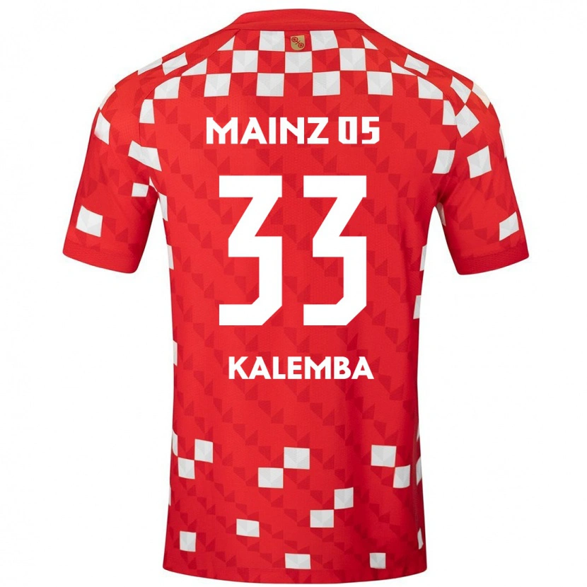 Danxen Kid Marcel Kalemba #33 White Red Home Jersey 2024/25 T-Shirt