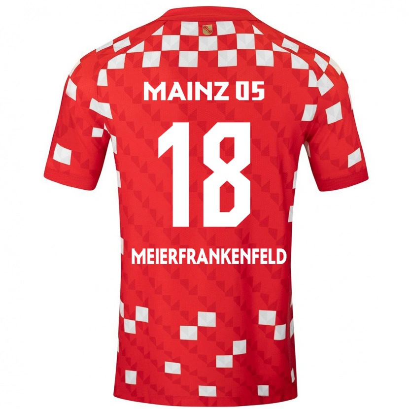 Danxen Kid Jana Meierfrankenfeld #18 White Red Home Jersey 2024/25 T-Shirt