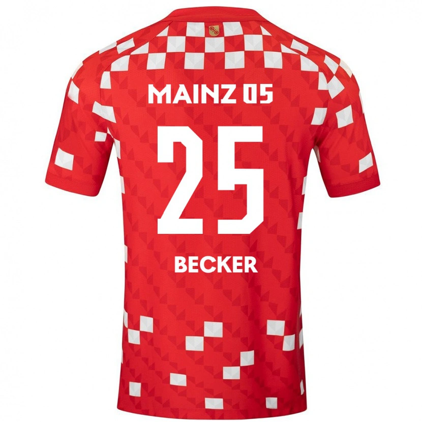 Danxen Kid Kathrin Becker #25 White Red Home Jersey 2024/25 T-Shirt