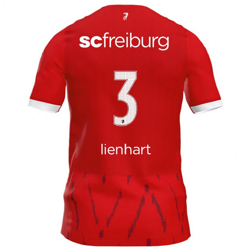 Danxen Kid Philipp Lienhart #3 Red Home Jersey 2024/25 T-Shirt