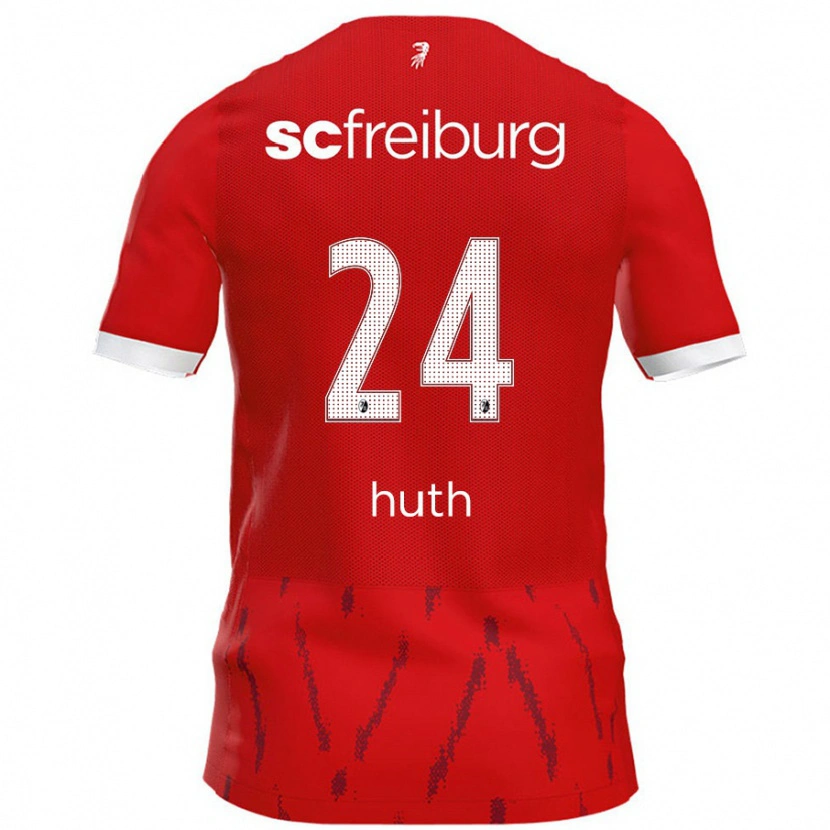 Danxen Kid Jannik Huth #24 Red Home Jersey 2024/25 T-Shirt