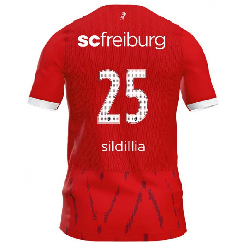 Danxen Kid Kiliann Sildillia #25 Red Home Jersey 2024/25 T-Shirt