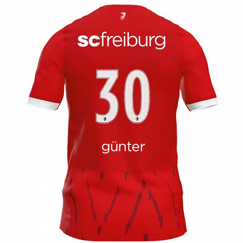 Danxen Kid Christian Günter #30 Red Home Jersey 2024/25 T-Shirt