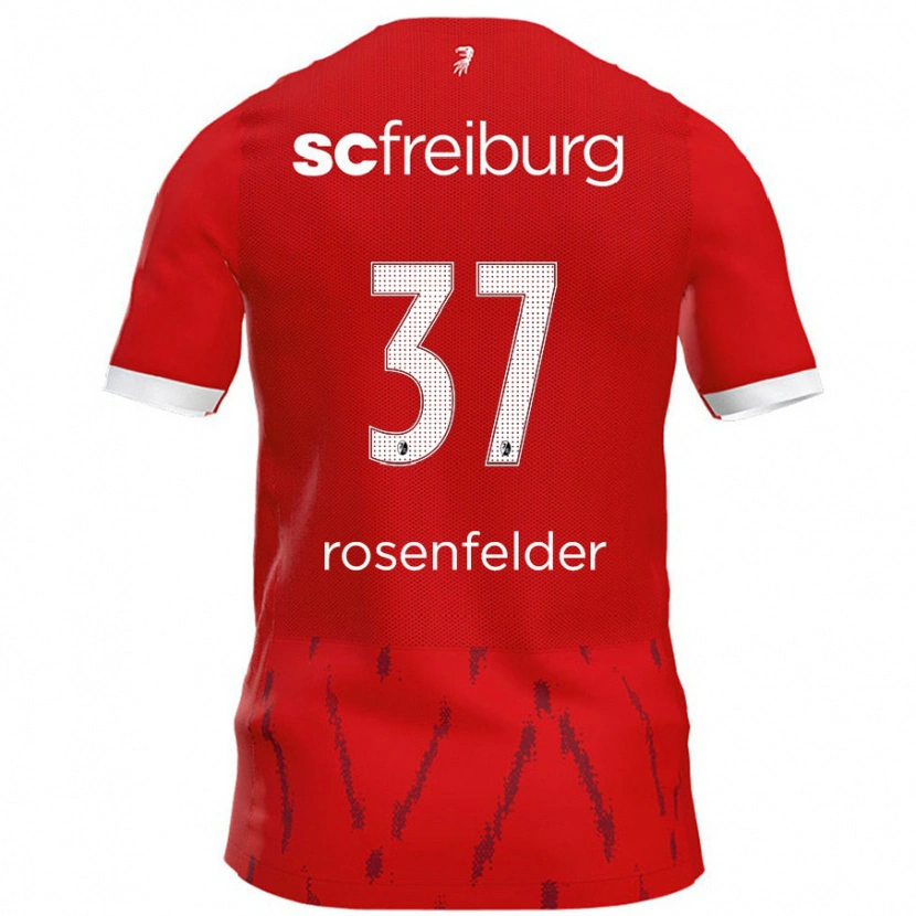 Danxen Kid Max Rosenfelder #37 Red Home Jersey 2024/25 T-Shirt