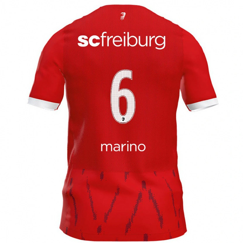 Danxen Kid Luca Marino #6 Red Home Jersey 2024/25 T-Shirt