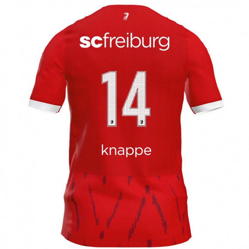 Danxen Kid Davino Knappe #14 Red Home Jersey 2024/25 T-Shirt