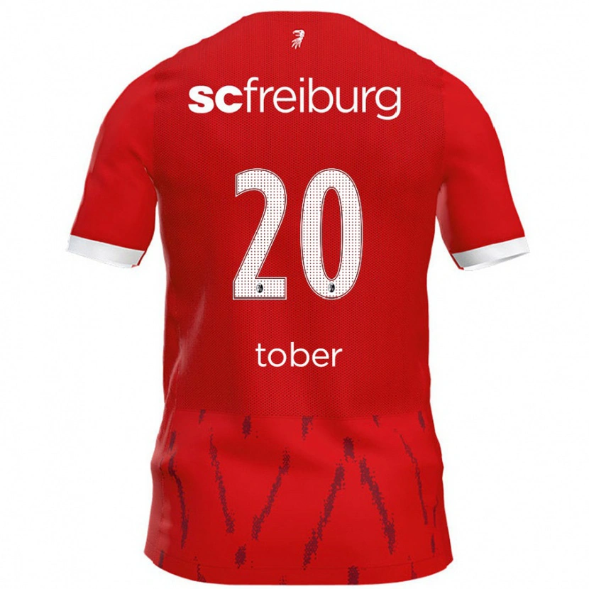 Danxen Kid Louis Tober #20 Red Home Jersey 2024/25 T-Shirt