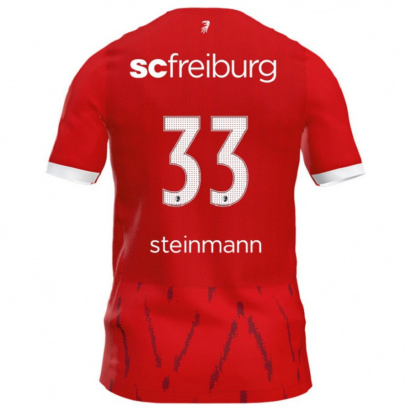 Danxen Kid Karl Steinmann #33 Red Home Jersey 2024/25 T-Shirt