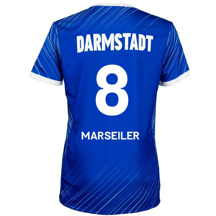 Danxen Kid Luca Marseiler #8 Blue White Home Jersey 2024/25 T-Shirt