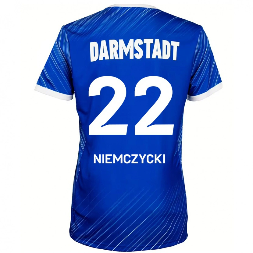 Danxen Kid Karol Niemczycki #22 Blue White Home Jersey 2024/25 T-Shirt