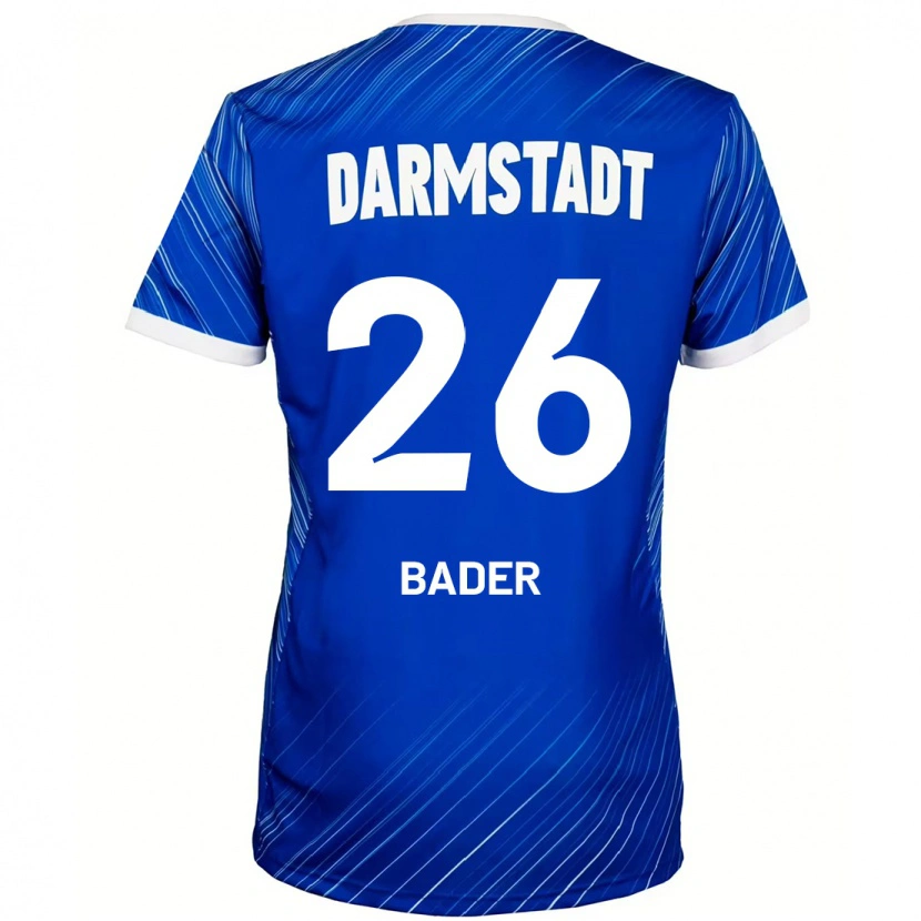 Danxen Kid Matthias Bader #26 Blue White Home Jersey 2024/25 T-Shirt