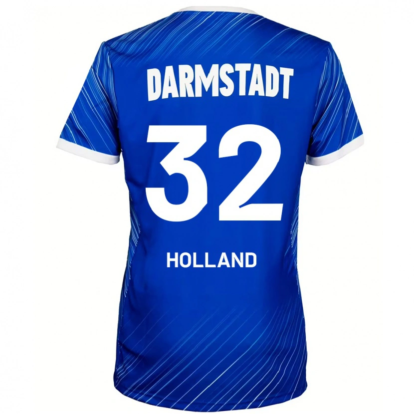 Danxen Kid Fabian Holland #32 Blue White Home Jersey 2024/25 T-Shirt