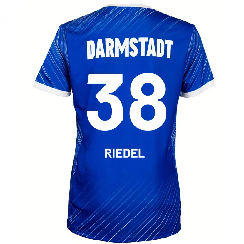 Danxen Kid Clemens Riedel #38 Blue White Home Jersey 2024/25 T-Shirt