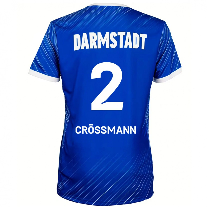 Danxen Kid Elias Crößmann #2 Blue White Home Jersey 2024/25 T-Shirt