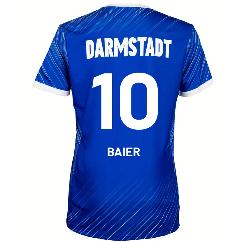 Danxen Kid Nico Baier #10 Blue White Home Jersey 2024/25 T-Shirt