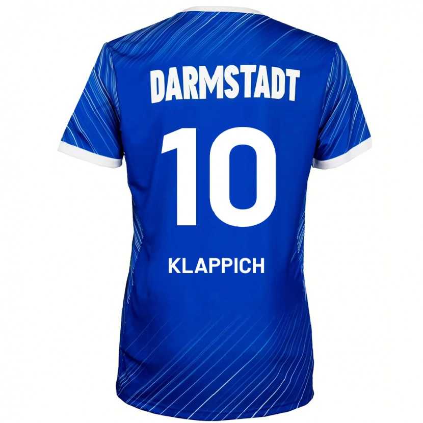 Danxen Kid Luis Klappich #10 Blue White Home Jersey 2024/25 T-Shirt