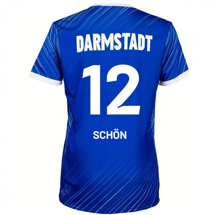 Danxen Kid Lars Schön #12 Blue White Home Jersey 2024/25 T-Shirt