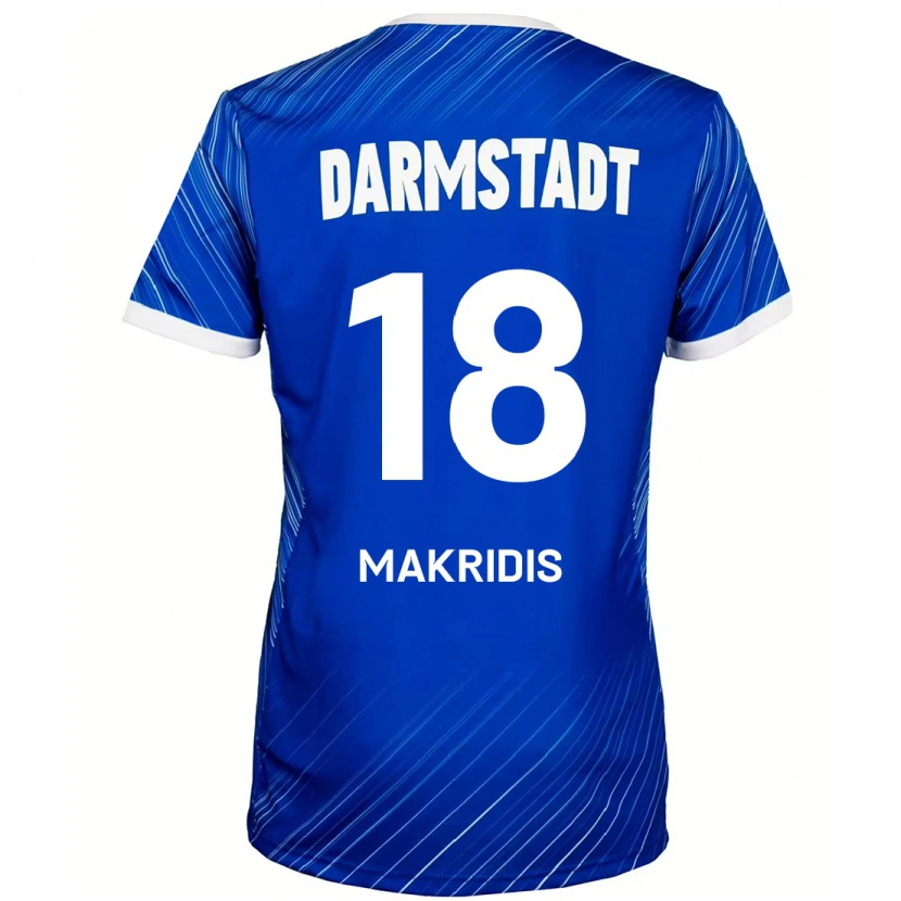 Danxen Kid Georgios Makridis #18 Blue White Home Jersey 2024/25 T-Shirt