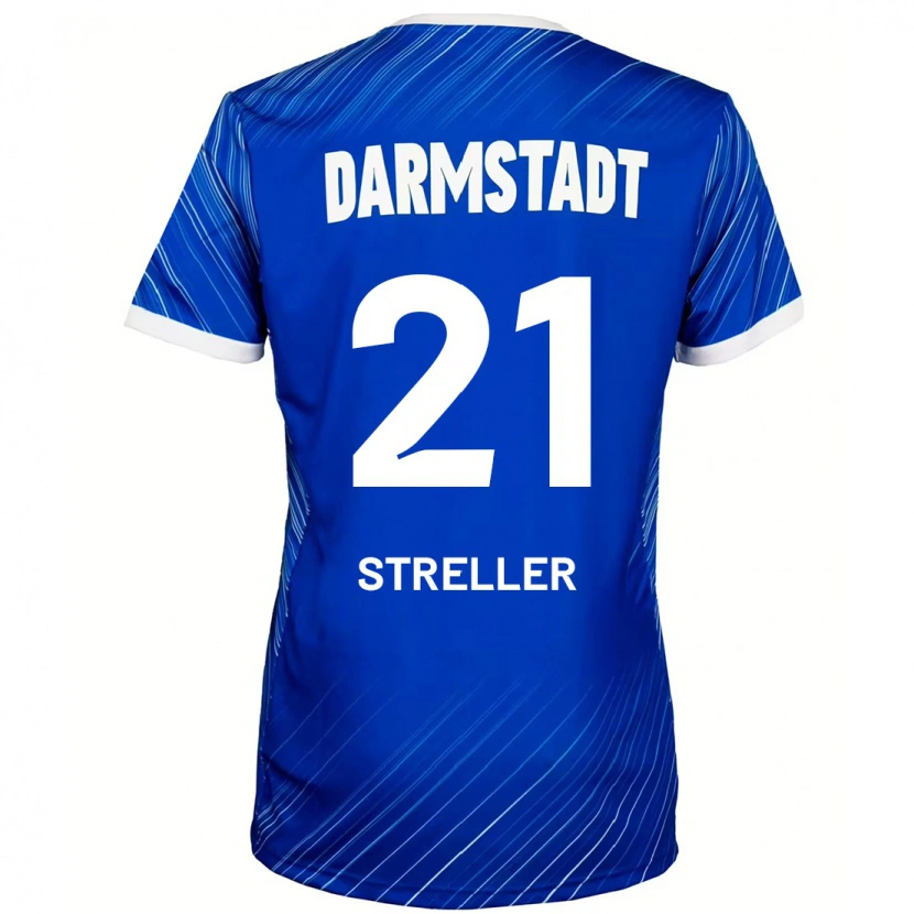 Danxen Kid Till Streller #21 Blue White Home Jersey 2024/25 T-Shirt