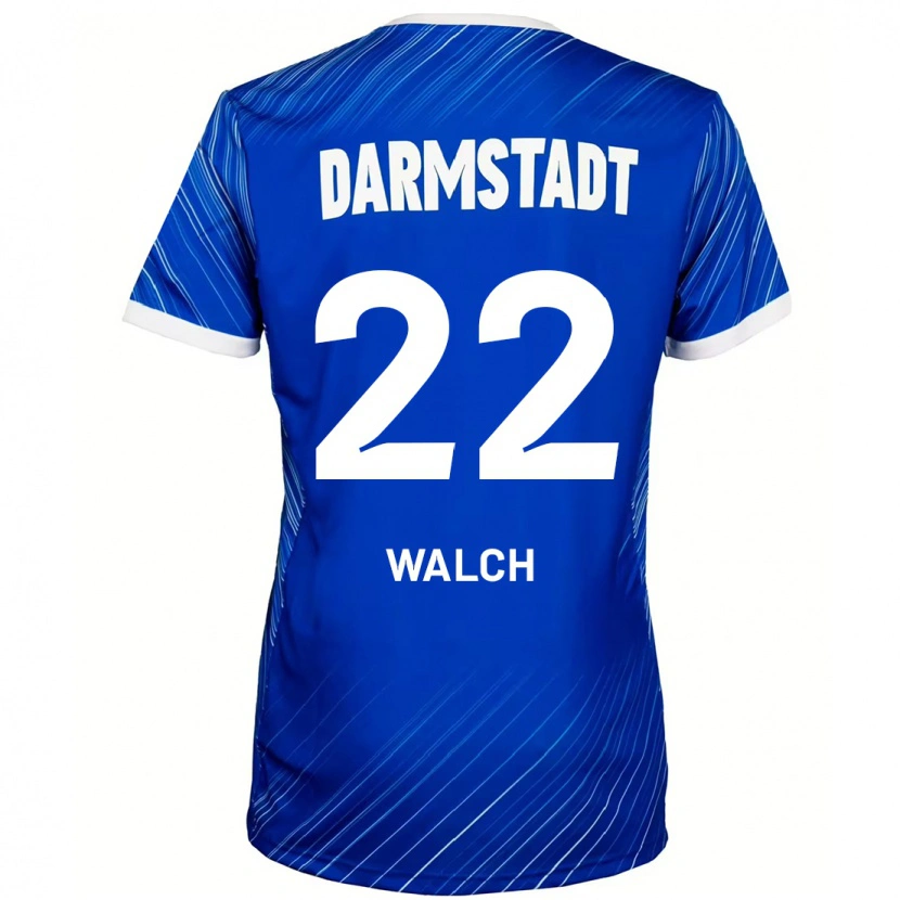 Danxen Kid Leon Walch #22 Blue White Home Jersey 2024/25 T-Shirt