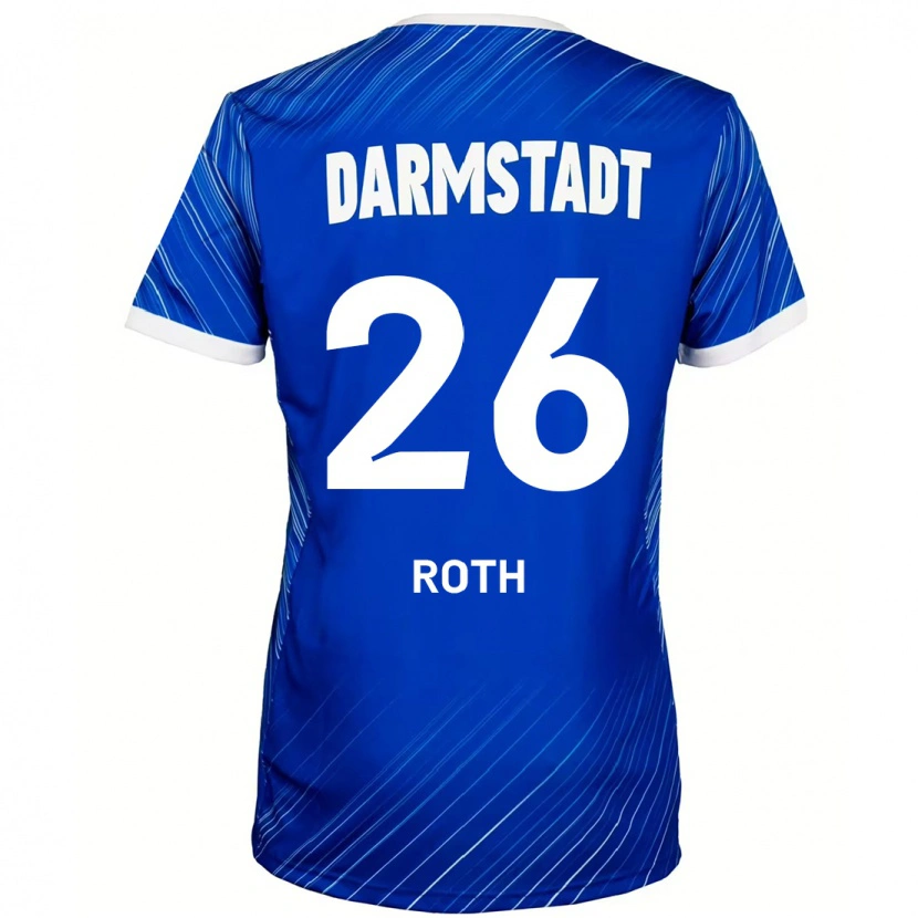 Danxen Kid Maximilian Roth #26 Blue White Home Jersey 2024/25 T-Shirt