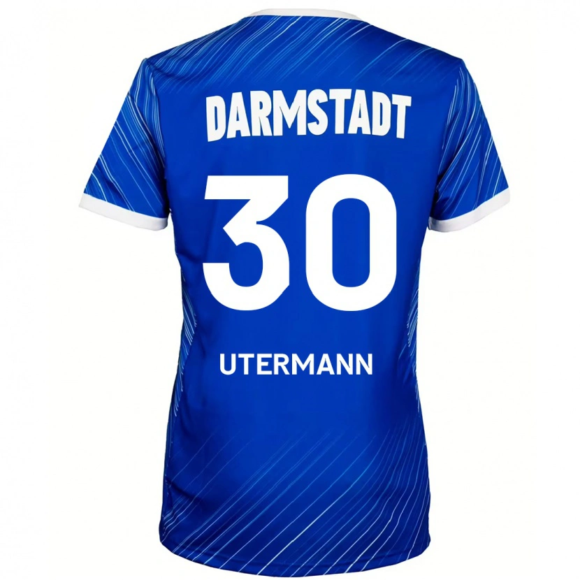 Danxen Kid Anton Utermann #30 Blue White Home Jersey 2024/25 T-Shirt