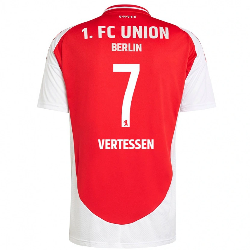 Danxen Kid Yorbe Vertessen #7 Red White Home Jersey 2024/25 T-Shirt