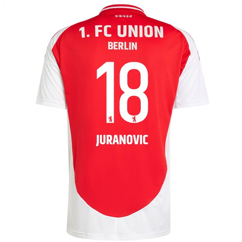 Danxen Kid Josip Juranovic #18 Red White Home Jersey 2024/25 T-Shirt