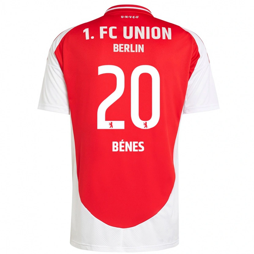 Danxen Kid László Bénes #20 Red White Home Jersey 2024/25 T-Shirt