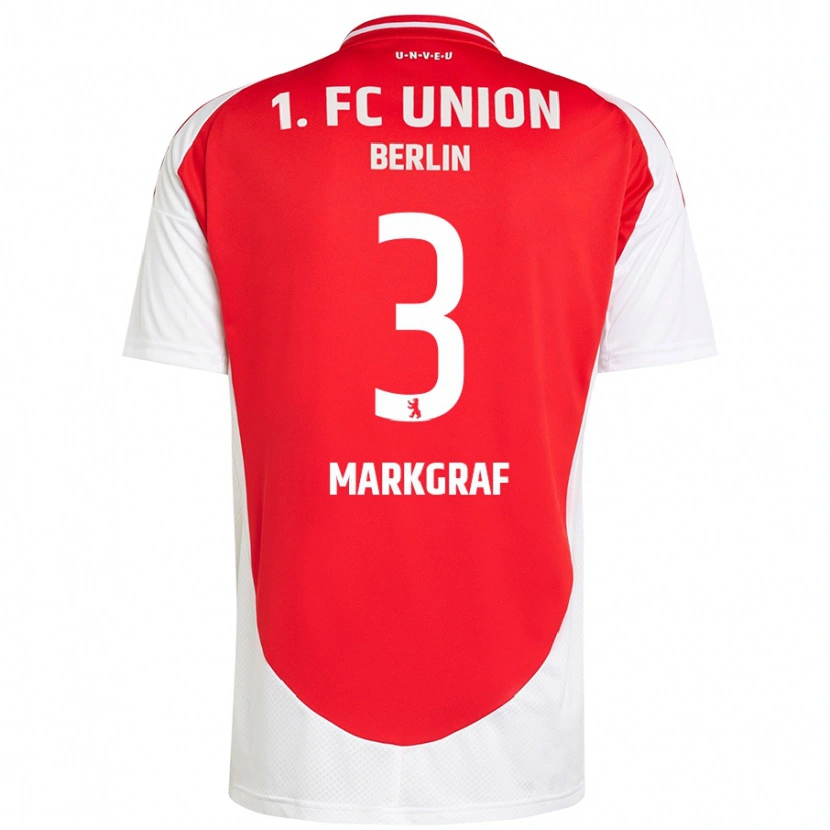 Danxen Kid Andrik Markgraf #3 Red White Home Jersey 2024/25 T-Shirt