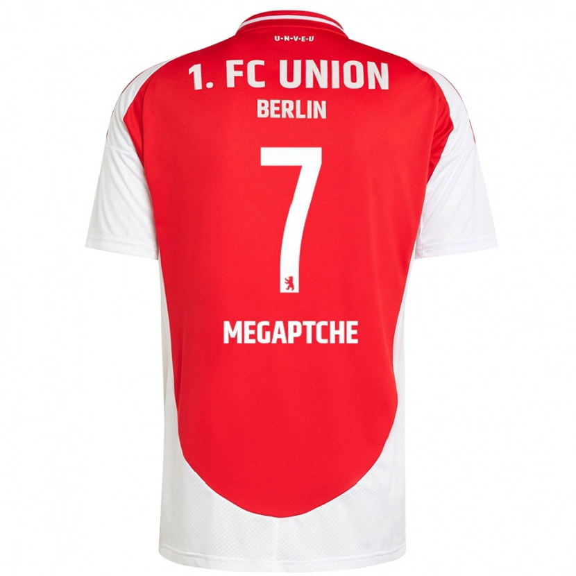 Danxen Kid Yann Megaptche #7 Red White Home Jersey 2024/25 T-Shirt