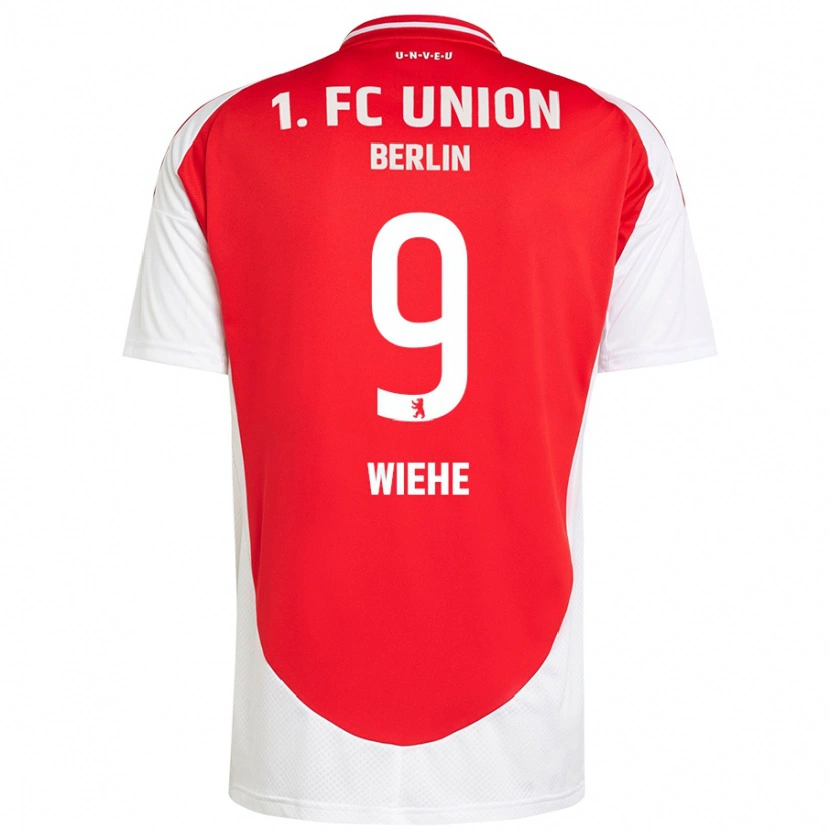 Danxen Kid Jakob Wiehe #9 Red White Home Jersey 2024/25 T-Shirt