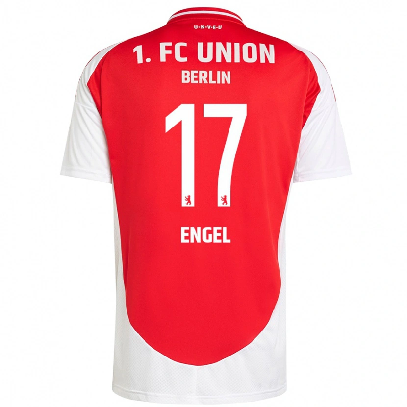 Danxen Kid Oskar Engel #17 Red White Home Jersey 2024/25 T-Shirt