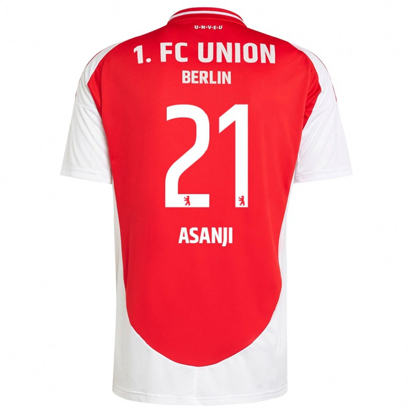 Danxen Kid Levis Asanji #21 Red White Home Jersey 2024/25 T-Shirt