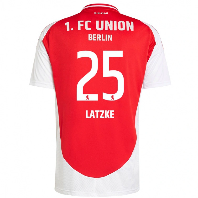 Danxen Kid Jannes Latzke #25 Red White Home Jersey 2024/25 T-Shirt