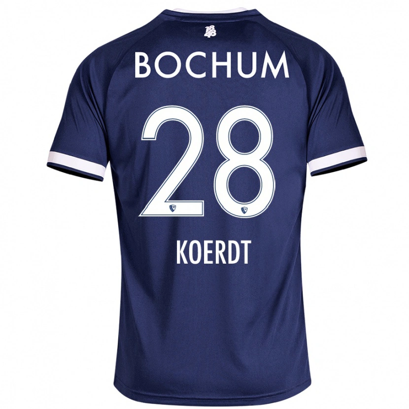 Danxen Kid Lennart Koerdt #28 Dark Blue Home Jersey 2024/25 T-Shirt