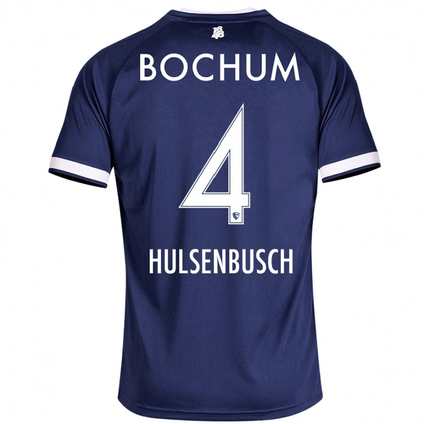 Danxen Kid Daniel Hülsenbusch #4 Dark Blue Home Jersey 2024/25 T-Shirt