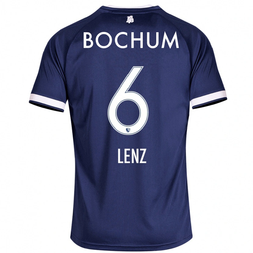 Danxen Kid Cajetan Lenz #6 Dark Blue Home Jersey 2024/25 T-Shirt