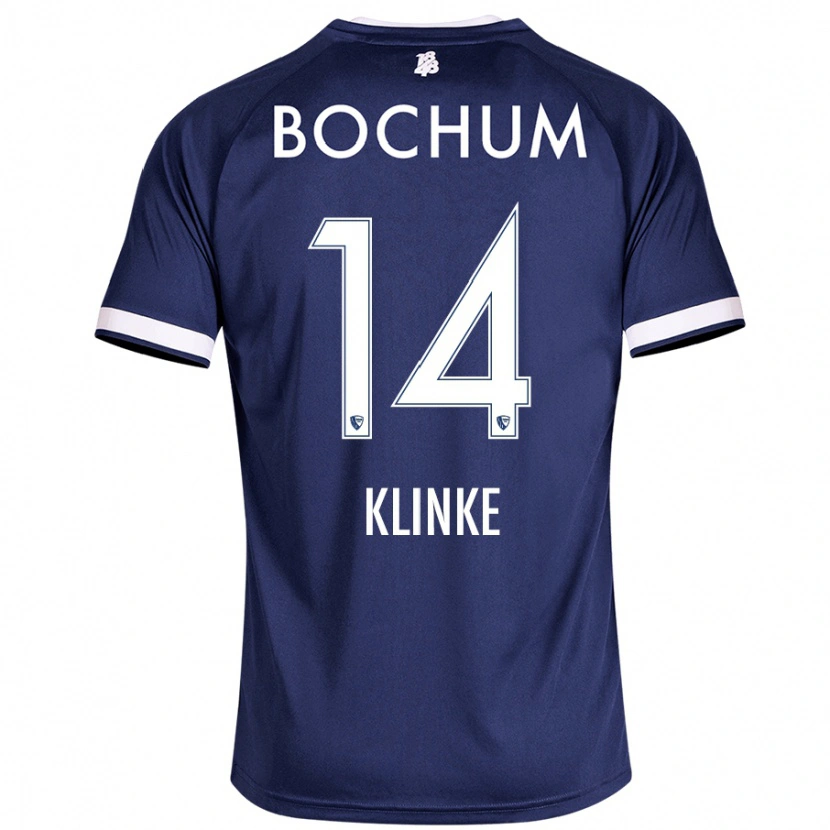 Danxen Kid Niklas Klinke #14 Dark Blue Home Jersey 2024/25 T-Shirt